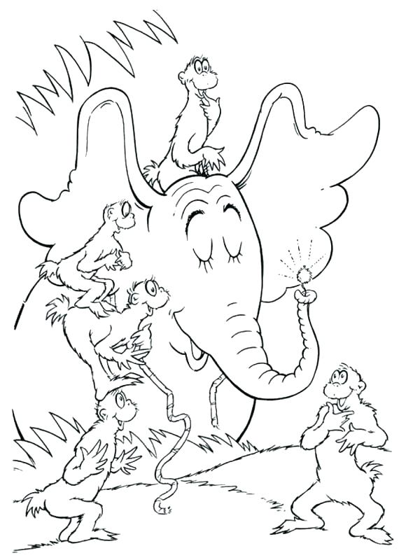 580x800 Inspirational Dr Seuss Coloring Pages Printable Or Happy Birthday