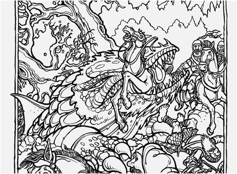 827x609 Printable Dragon Coloring Pages Pics Strikingly Beautiful Free