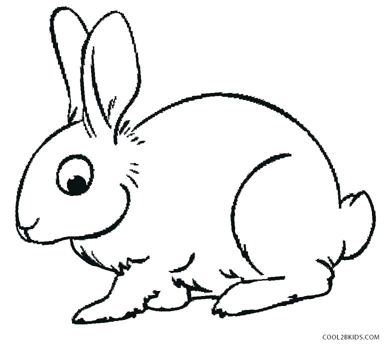 770x690 Free Printable Easter Bunny Coloring Pages