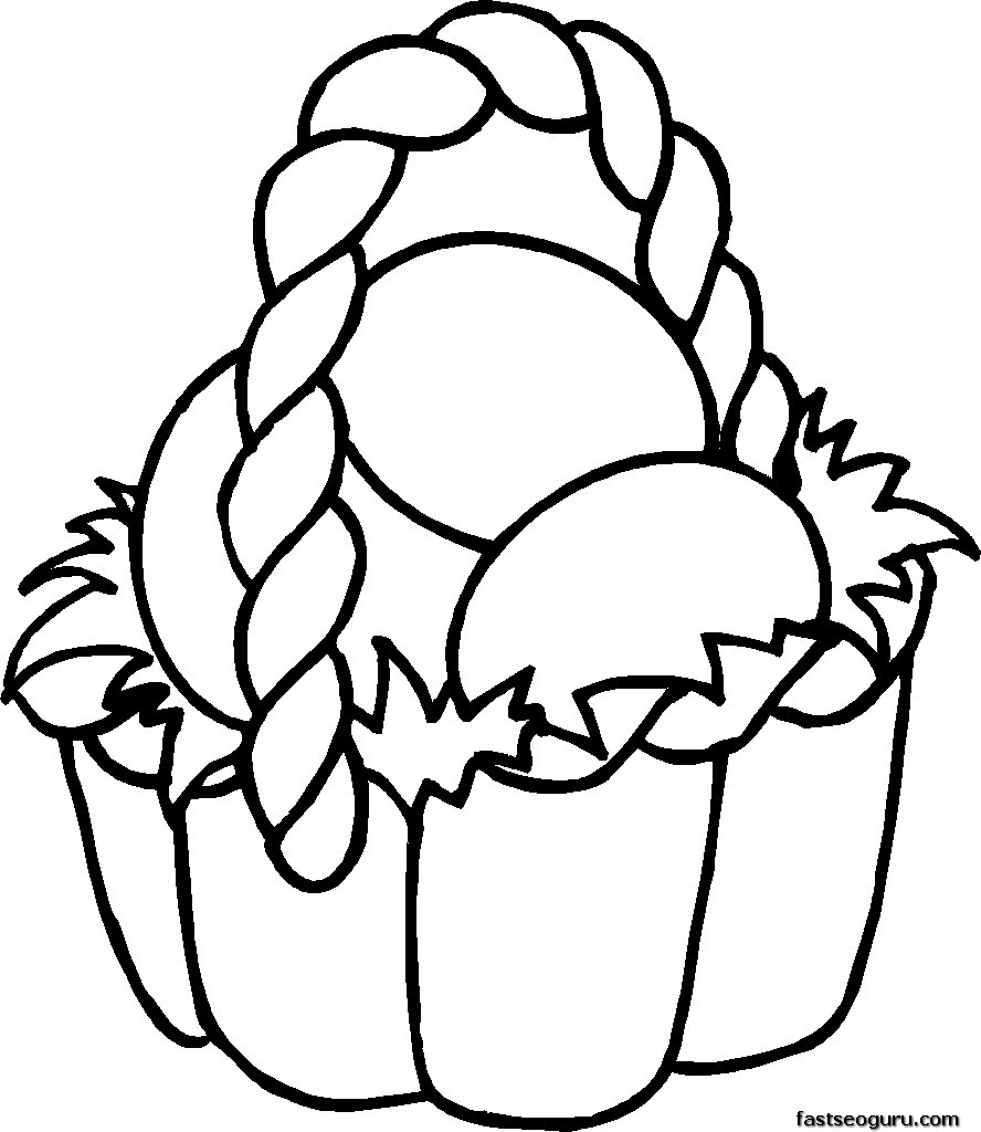 888x1024 Easter Coloring Pages Free Printable Image