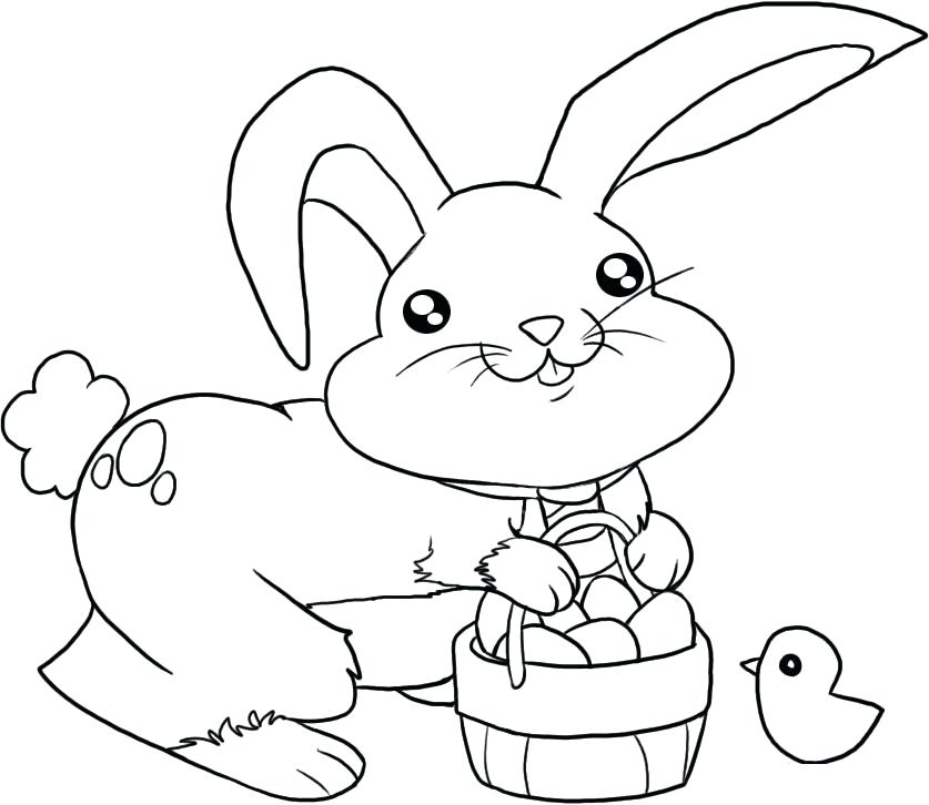 837x726 Free Easter Printables Coloring Pages Cute Bunny Coloring Pages