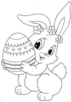 272x389 Top 15 Free Printable Easter Bunny Coloring Pages Online Easter