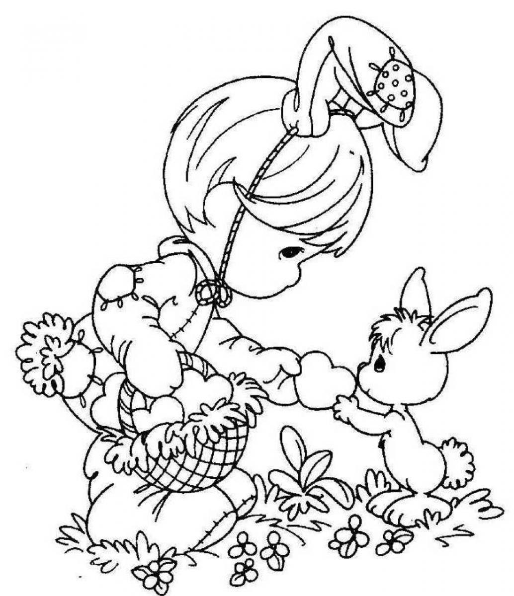 1034x1200 Free Printable Easter Coloring Pages
