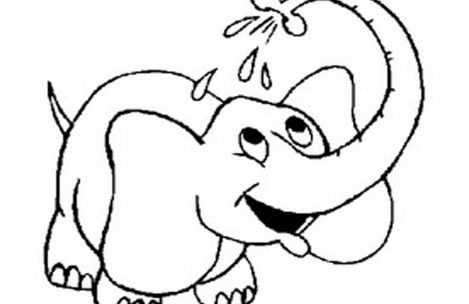469x304 Free Printable Elephant Coloring Pages For Kids Just Colorings