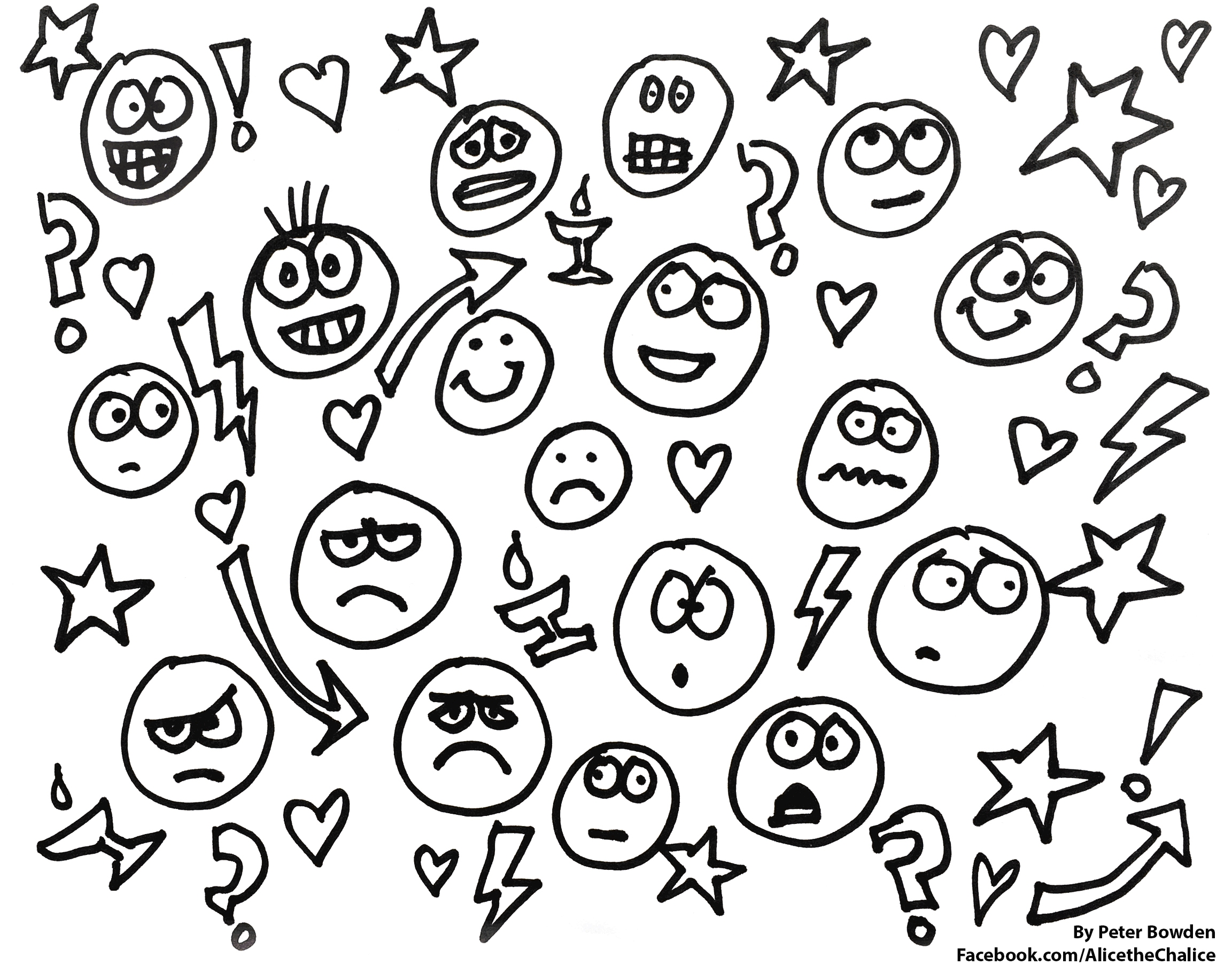 2305x1821 Uu Emoji Coloring Page Alice The Chalice To Print