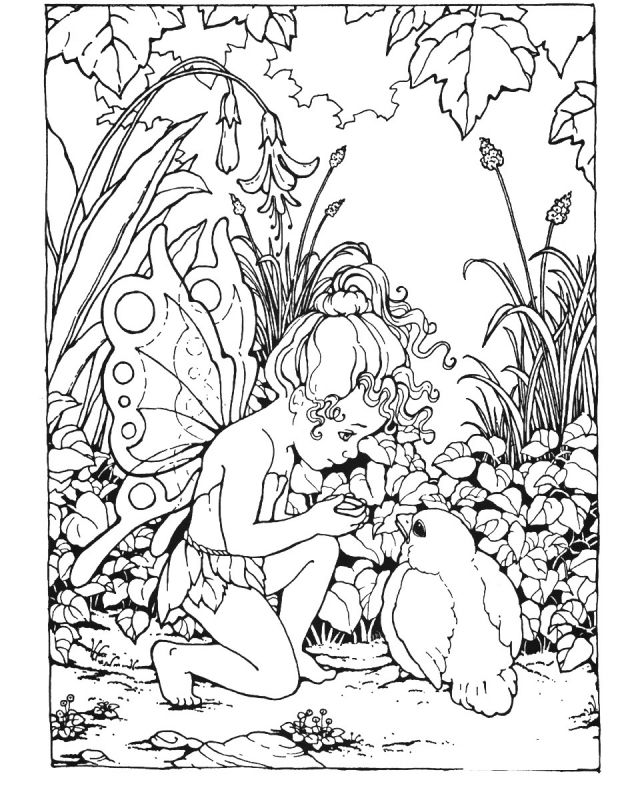 640x800 Fairy Coloring Pages Getcoloringpages Free Printable Fairy