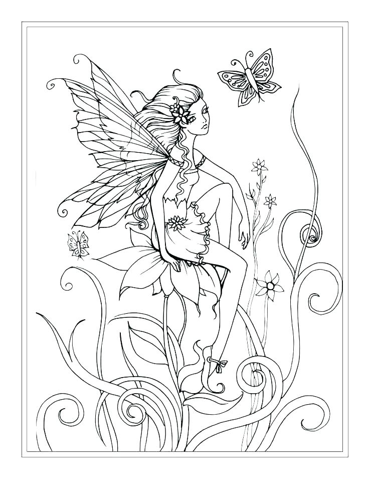736x952 Free Printable Fairy Coloring Pages Coloring Pages Fairy Me