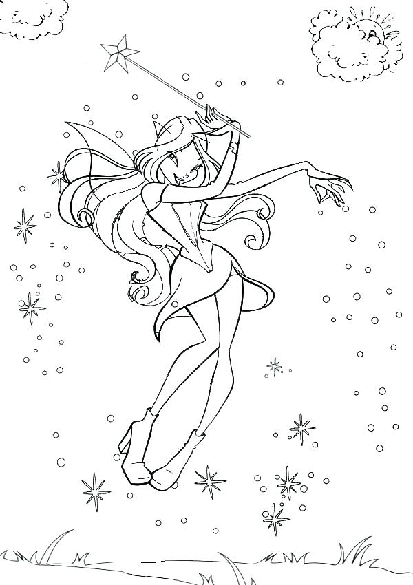600x850 Fairy Coloring Pages For Adults Printable Anime Manga Coloring