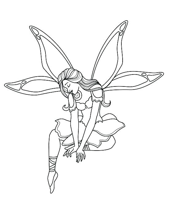 550x711 Fairy Coloring Pages Great Free Printable Fairy Coloring Pages