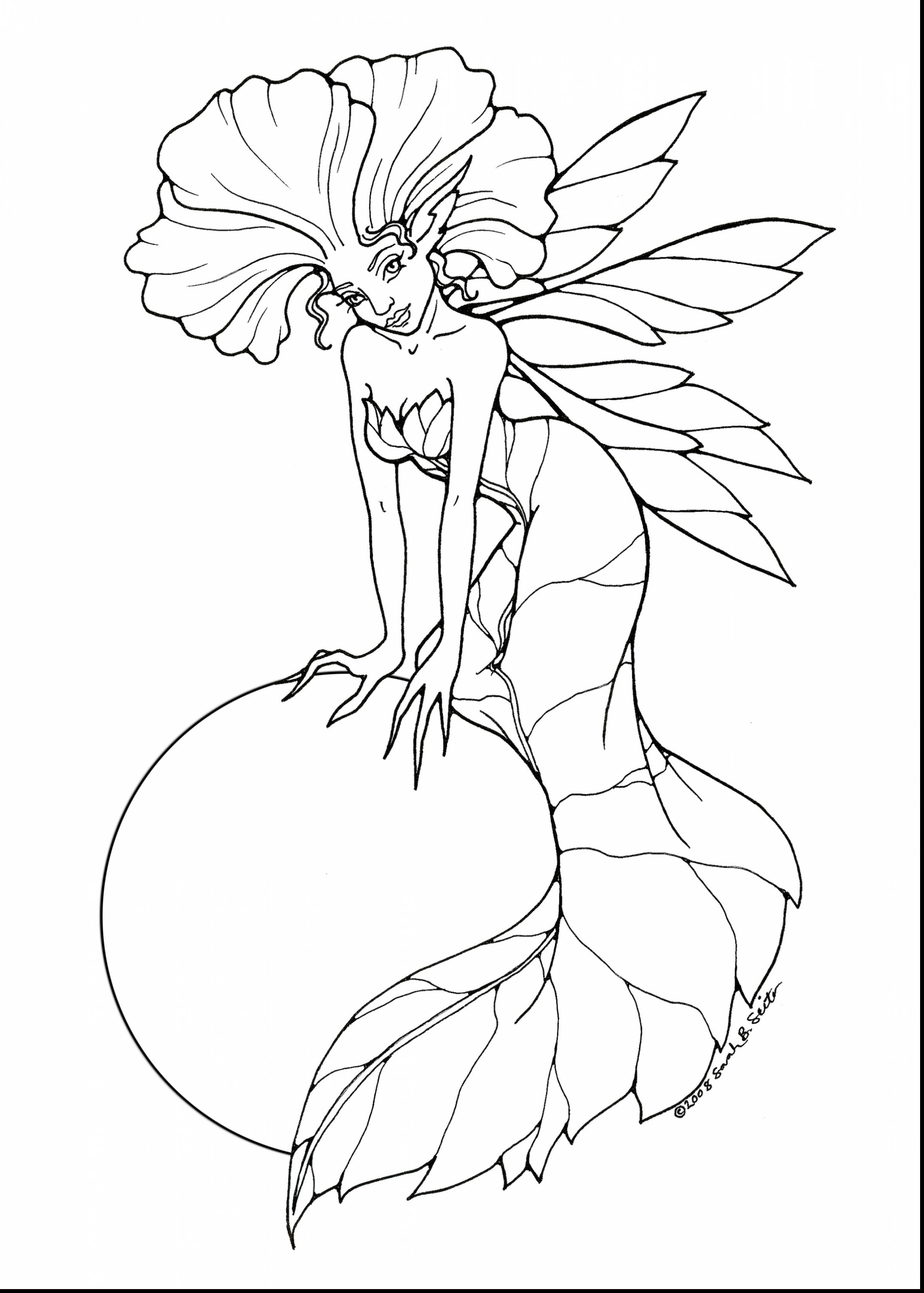 2358x3300 Free Printable Fantasy Coloring Pages For Adults