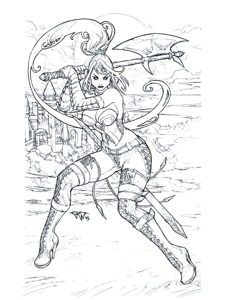 750x1000 Adult Fantasy Coloring Pages Intricate Coloring Pages Printable