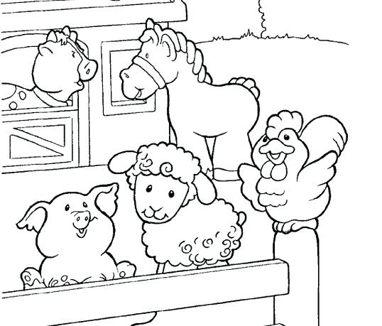 538x459 Free Farm Animal Coloring Pages Farm Animals Coloring Pages