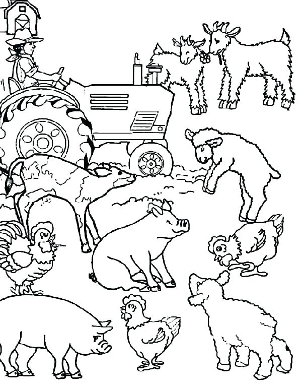 600x776 Farm Coloring Pages Free Shippa.co