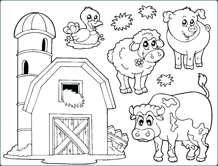 700x531 Animals Coloring Pages Farm Animal Color Pages Animal Mandala