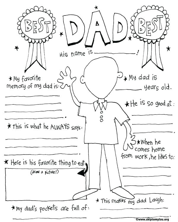 600x746 Coloring Pages For Dads Free Printable Fathers Day Coloring Page
