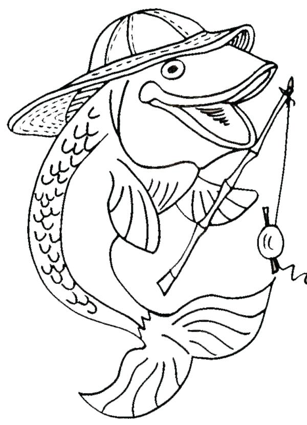 600x828 Fishing Coloring Pages Printable Fish Free Printable Fish Coloring