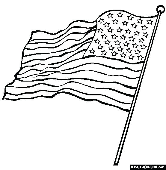 554x565 Colouring Pages Us Flag Free Printable Flag Coloring Page