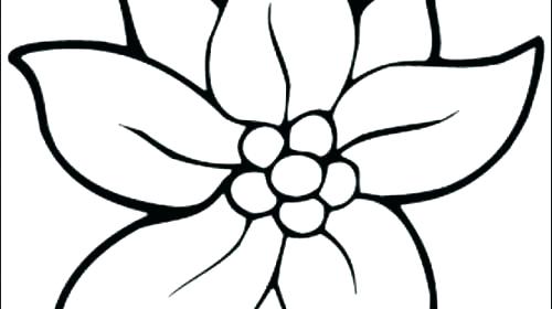500x280 Cute Flower Coloring Pages