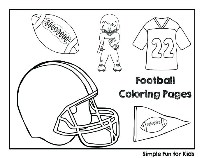 Free Printable Football Coloring Pages