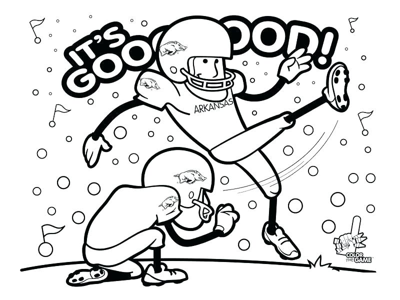 800x600 Coloring Page Football Printable Sports Coloring Pages Printable