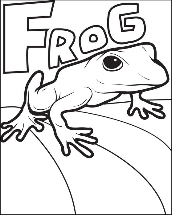 Free Printable Frog Coloring Pages