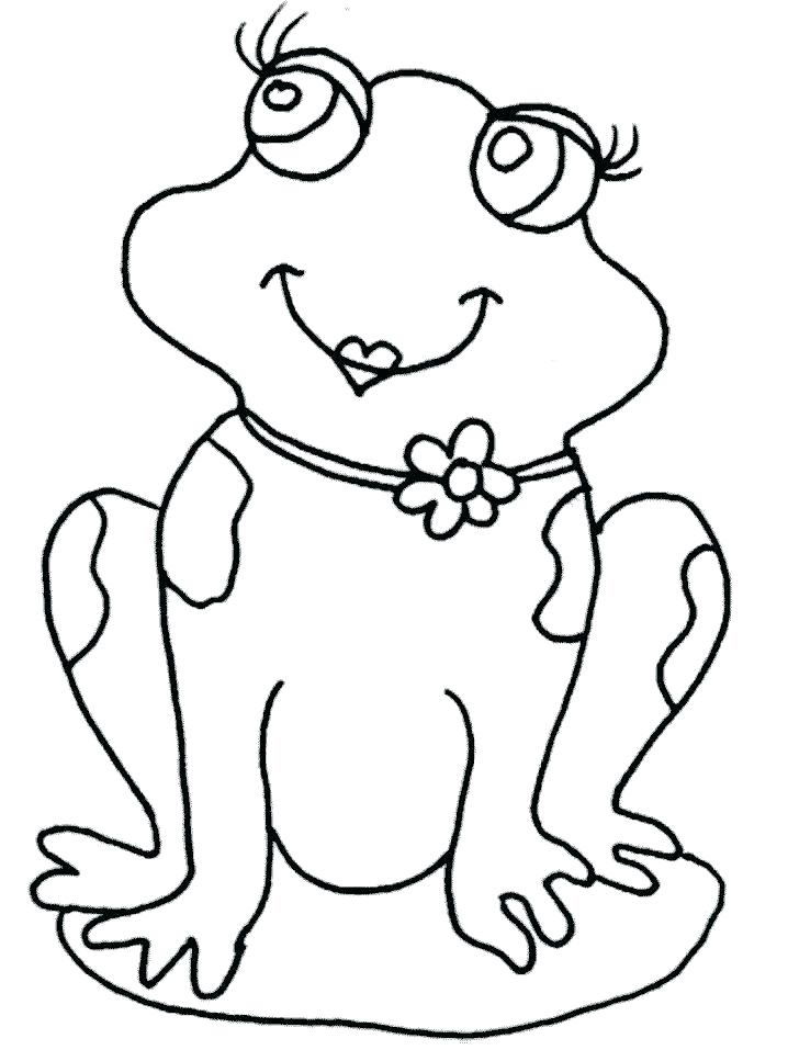 718x957 Coloring Page Of Frog Printable Frog Coloring Pages To Frog