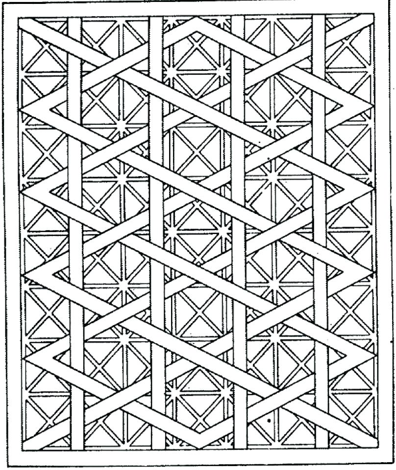 808x960 Geometric Shape Coloring Pages Free Geometric Coloring Pages Plus