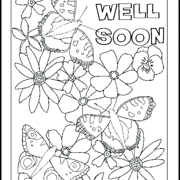 618x618 Get Well Card Template