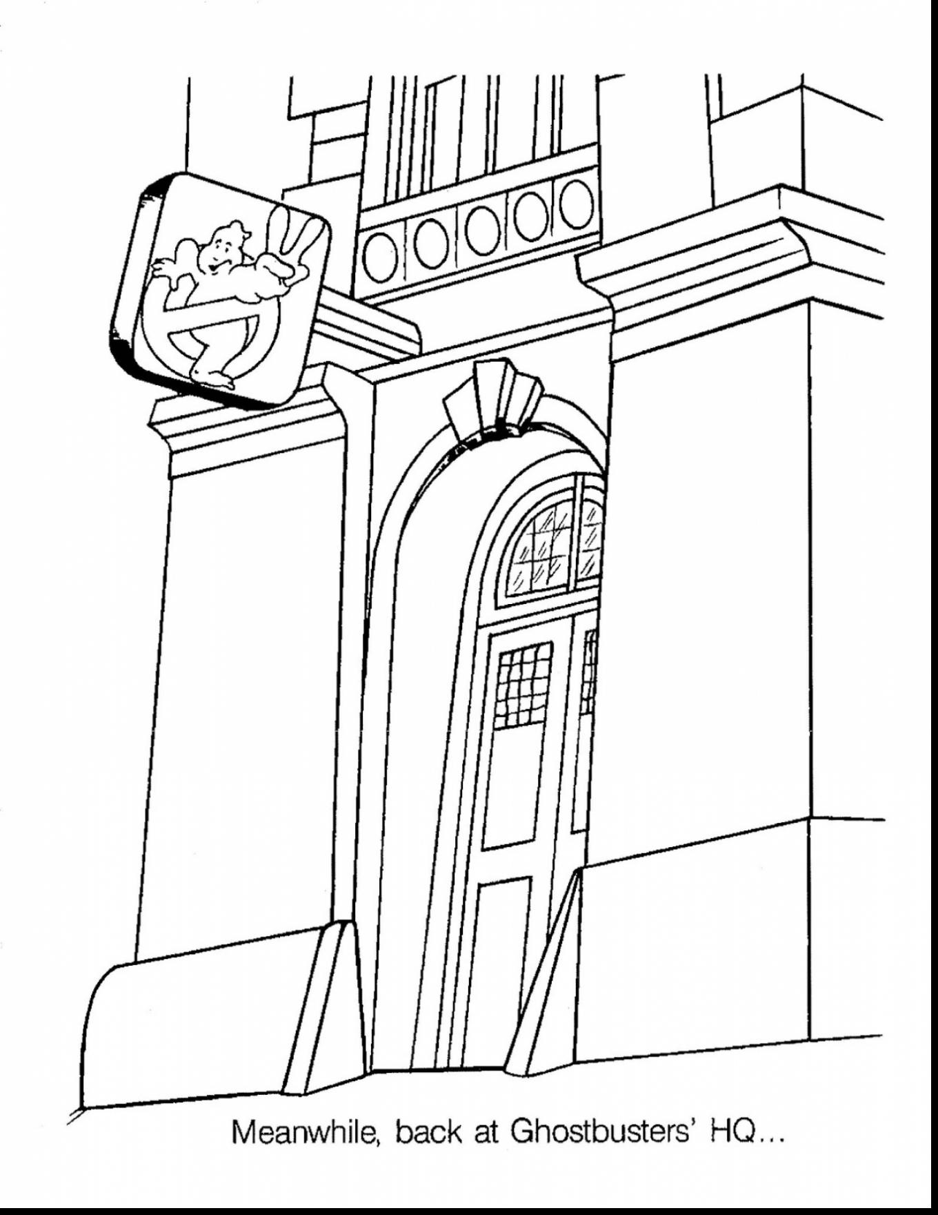 1360x1760 Ghostbusters Coloring Pages