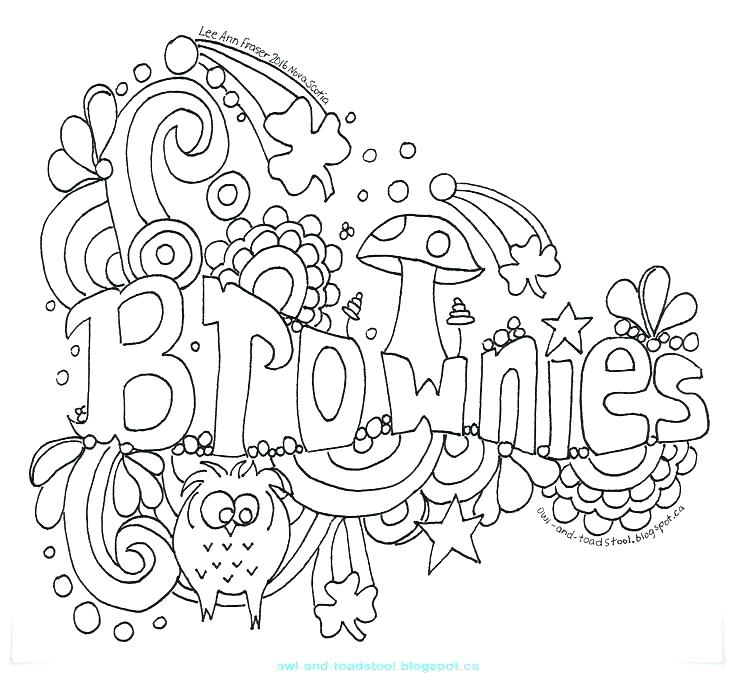 736x676 Coloring Pages For Girl Scouts Scout Coloring Pages Free Girl