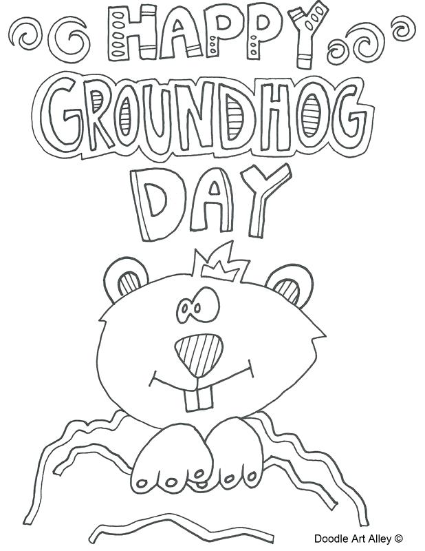 618x800 Groundhog Day Coloring Pages Silly Groundhog Day Coloring Pages