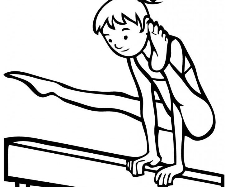 Free Printable Gymnastics Coloring Pages