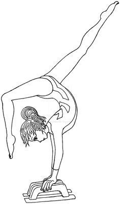 236x400 Gymnastics Coloring Pages Gymnastics And Free Printables