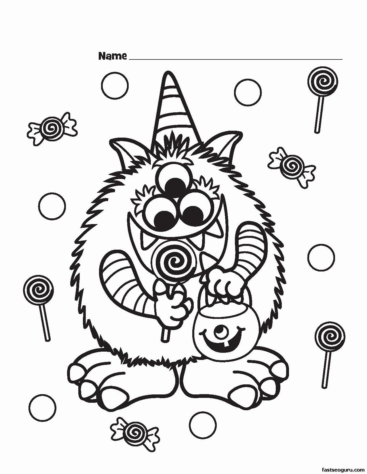 1275x1650 Kids Coloring Pages Halloween Lovely Free Printable Halloween