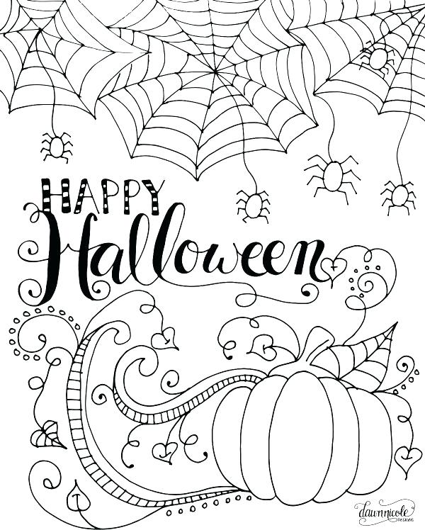 600x748 Free Halloween Printable Coloring Pages Free Printable Coloring