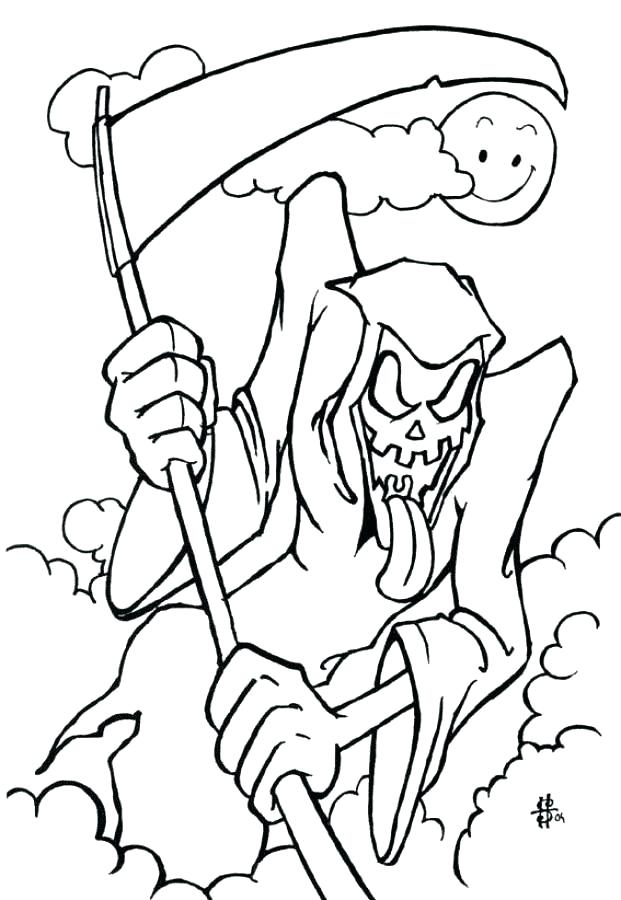 621x900 Halloween Coloring Pages For Kids Printable Free