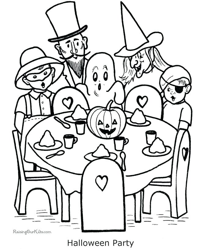 670x820 Halloween Coloring Pages Preschoolers Free Printable S