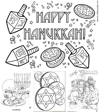 400x450 Best Free Printable Hanukkah Coloring Pages Detroitmommies Free