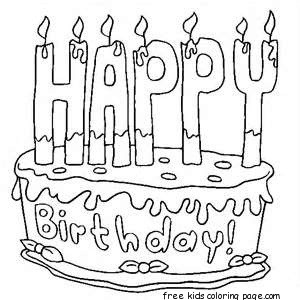 300x300 Download Happy Birthday Coloring Sheet