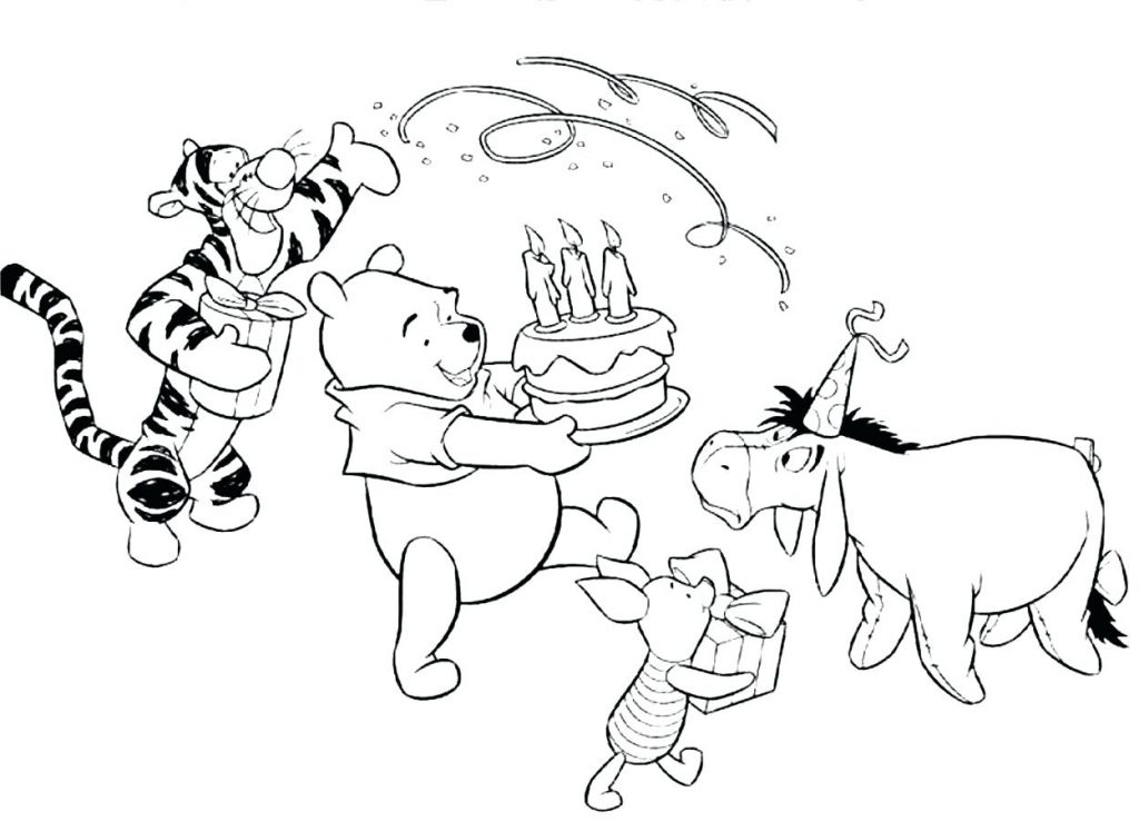 1024x738 Coloring Pages ~ Happy Birthday Coloring Pages Free Printable