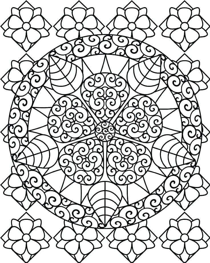 Free Printable Hard Coloring Pages