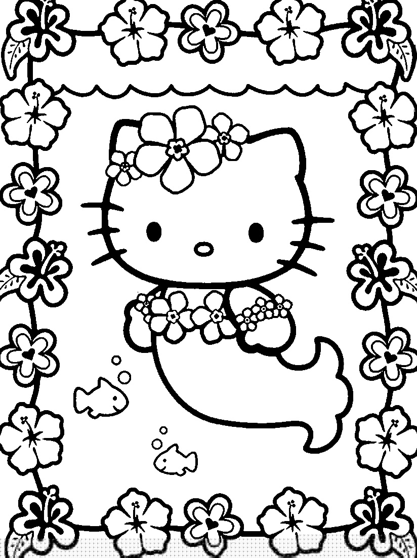 824x1102 Finest Impressive Free Printable Hello Kitty Coloring Pages By