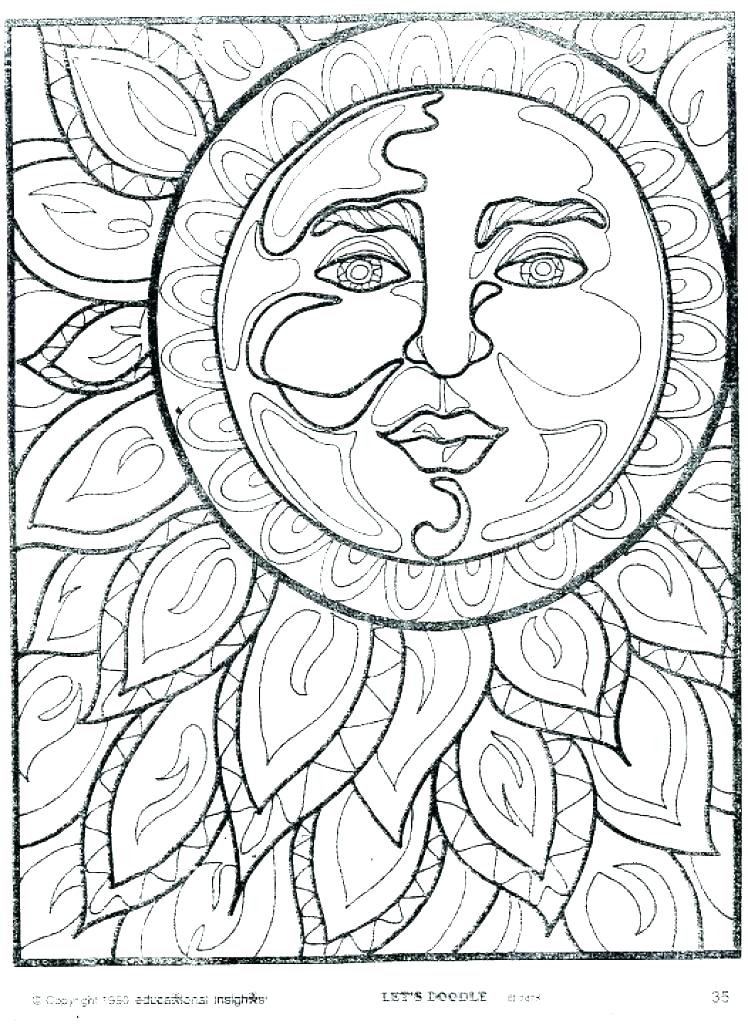 748x1024 Sun Coloring Page Image For Sally Go Round The Sun Coloring Page