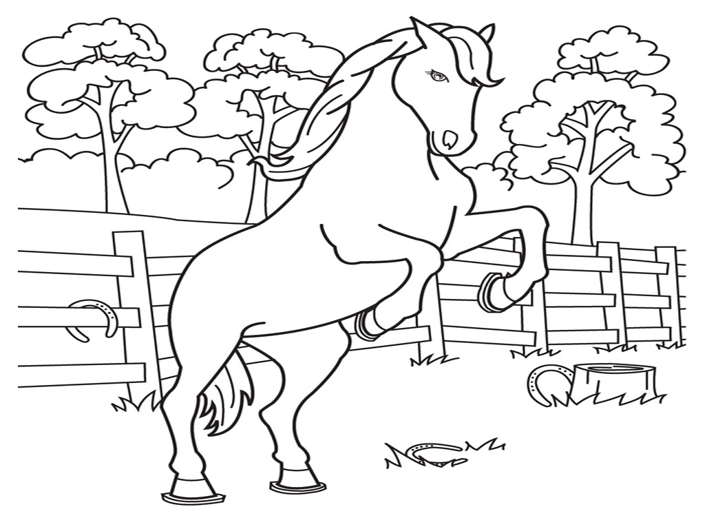 1024x768 Free Printable Horse Coloring Pages Childlife New Coloring Sheets