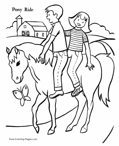 400x490 Horse Coloring Pages, Sheets And Pictures