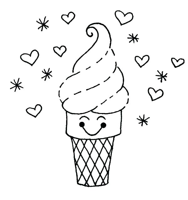 600x637 Ice Cream Coloring Sheets Coloring Pictures Of Ice Cream Ice Cream