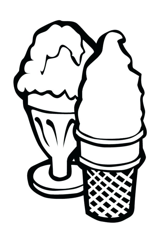 618x907 Ice Cream Cone Coloring Page Ice Cream Cone Coloring Picture Free