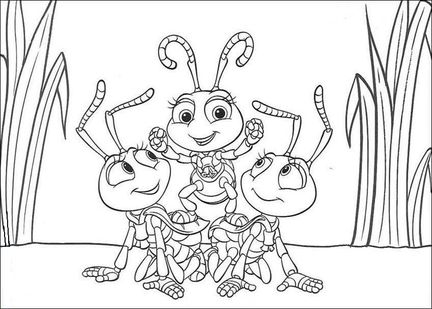 850x607 Insect Coloring Pages