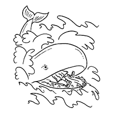 Free Printable Jonah And The Whale Coloring Pages