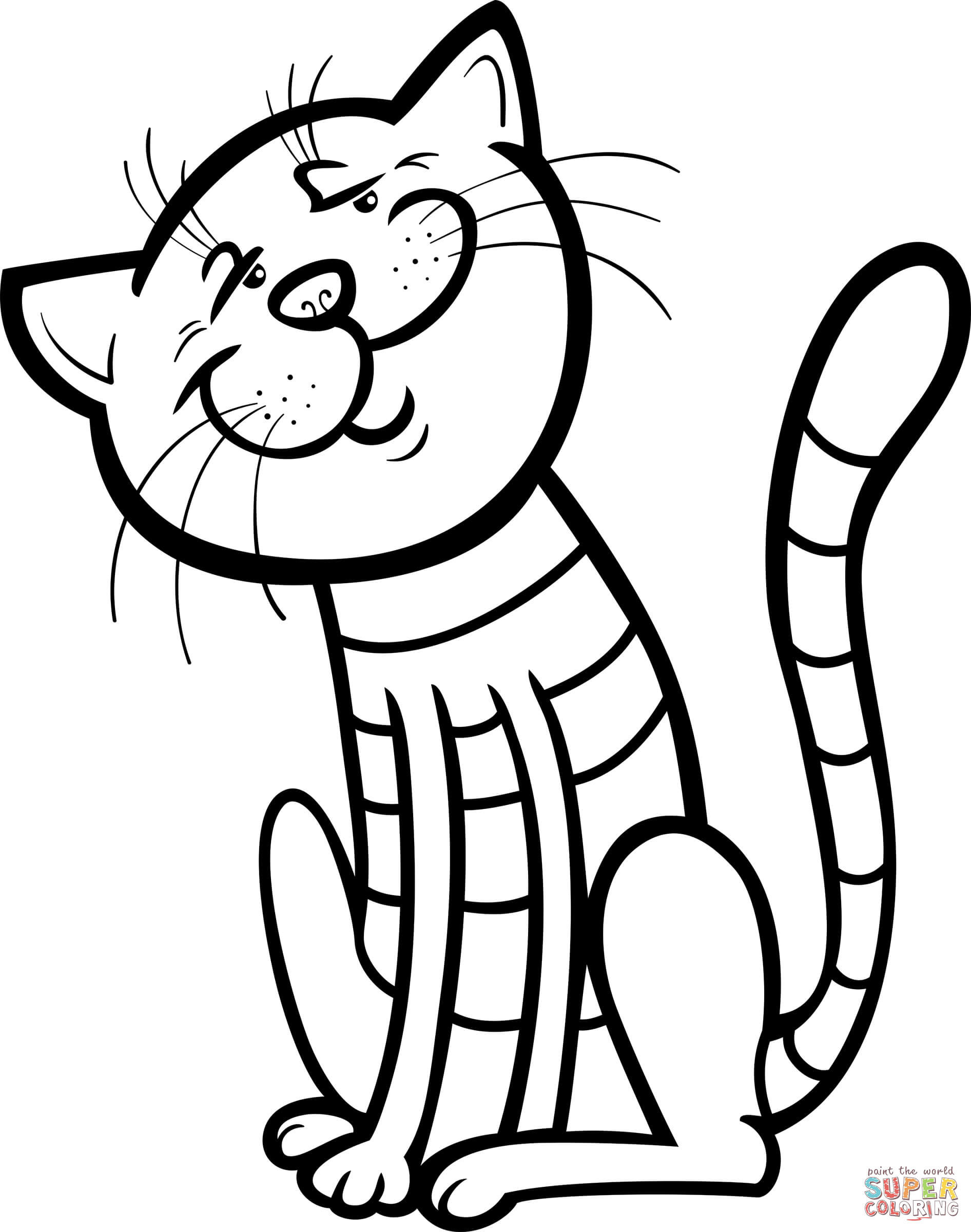 1892x2400 Cute Kitten Coloring Page Free Printable Pages Amazing Pictures